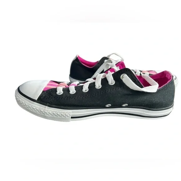 CONVERSE ALL STAR CHUCK TAYLOR Loopholes Low Top Sneakers Jr5.5 W7.5-8 EC - Picture 3 of 10